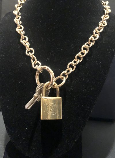 Vintage Louis Vuitton Lock Necklace  Vintage louis vuitton, Lock necklace, Louis  vuitton